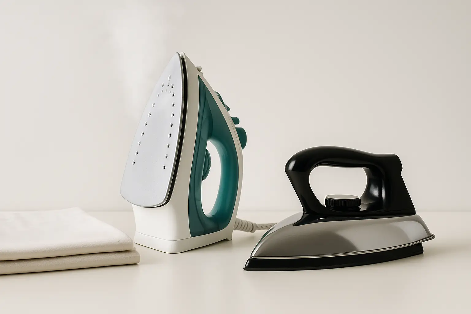 Steam Iron vs Dry Iron